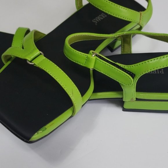 Pierre Dumas Women sandals Lime Green - Picture 10 of 14